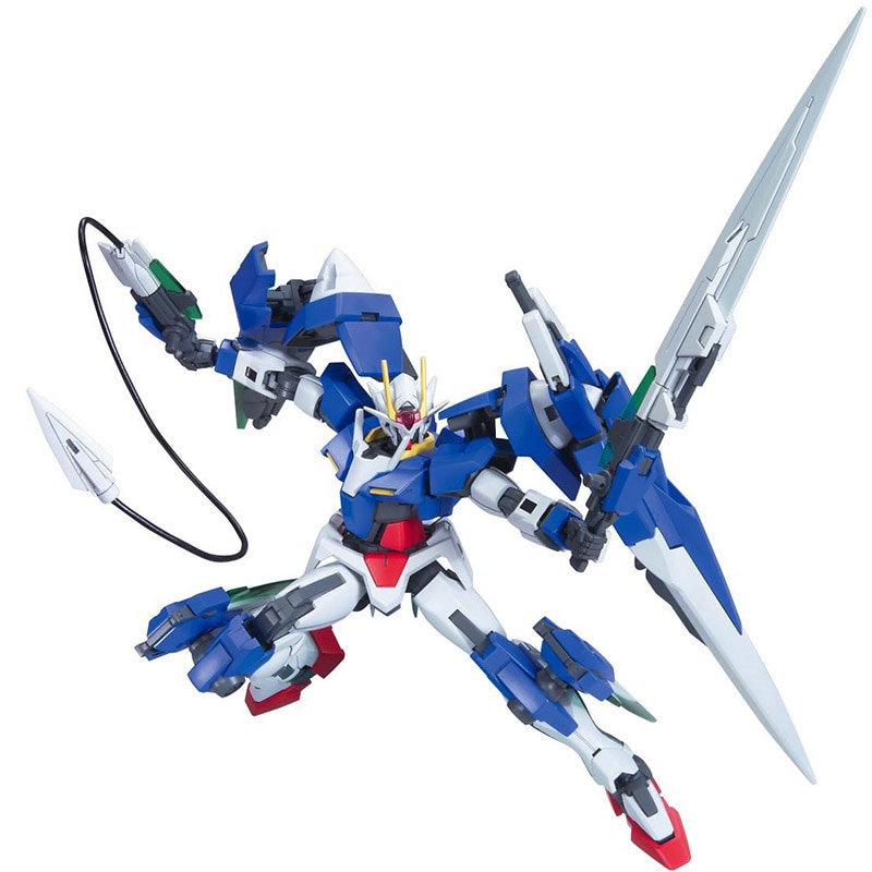 13cm Bandai Gundam Assembly Model Hg 1 144 00 Oo Seven Sword Double Zero 7s Seven Sword Gundam 8 Years Old Day Gift ค ณภาพส ง