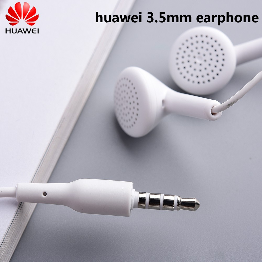 Original Huawei 3.5 มม.หูฟัง in-ear แจ็คชุดหูฟังควบคุมแบบมีสายพร้อมไมโครโฟนสําหรับ P8 P9 P10 lite Y6 Y7 Y9 honor 9