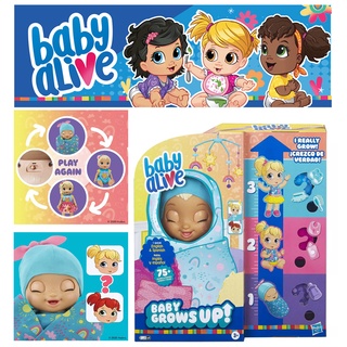 ตุ๊กตาเติบโตพูดได้ Baby Alive Baby Grows Up (Happy) - Happy Hope or Merry Meadow - Blue ราคา 2,990. -