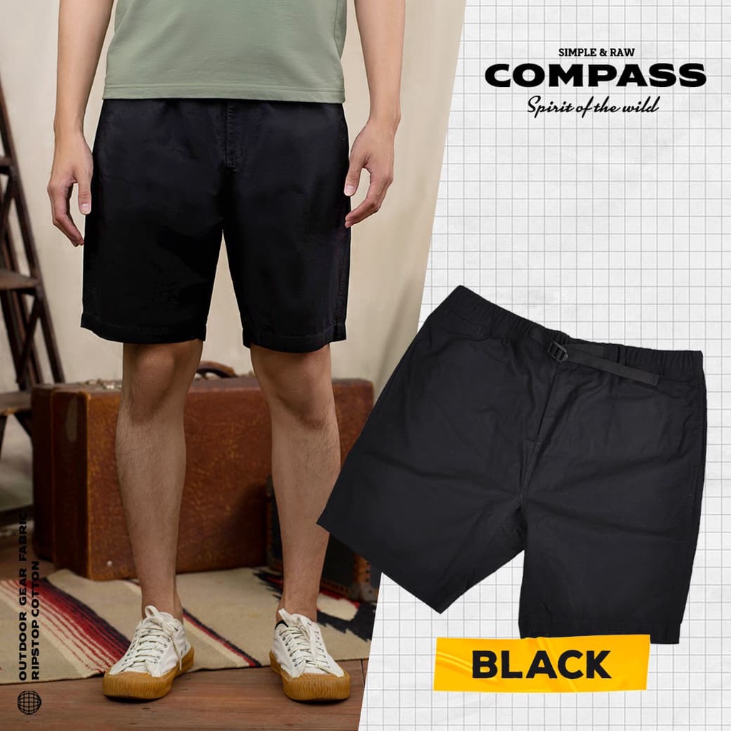 Simple&Raw - SK845 COMPASS RIPSTOP (BLACK)