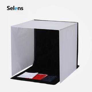 Selens Mini Folding Lightbox Photography Studio Softbox LED Light Photo Studio Soft Box Shooting Tent Softbox Cube Box 40*40cm / 50*50cm / 60*60cm With 4pcs Backdrop