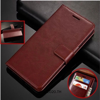 เคสหนังฝาพับ พร้อมช่องใส่บัตร สําหรับ Realme C11 C1 C2 C3 / Realme 2 2Pro 3 3Pro /Realme 5 5i 5Pro /Realme 6 6i 6Pro