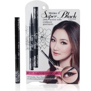 🔥🔥อายไลเนอร์มิสทิน ซุปเปอร์แบล็ค อายไลเนอร์ Mistine Super Black Eyeliner