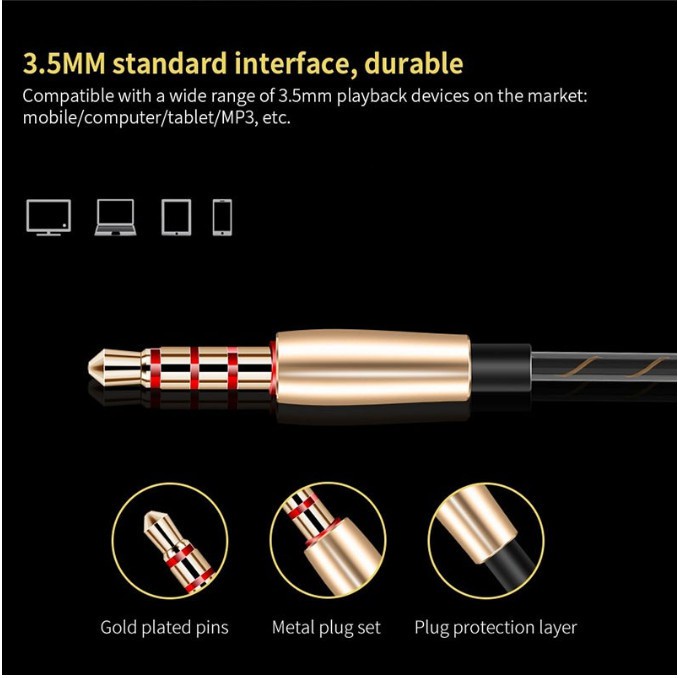 Qkz 3.5 มม.4d สเตอริโอเบส Dual สเตอริโอ HiFi หูฟังพร้อมไมโครโฟนสําหรับ xiaomi โทรศัพท์ทั้งหมด