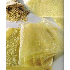 ฟองเต้าหู้แผ่นสำหรับห่อทอด ( (達利豆腐皮 Bean curd sheets) แบบเค็ม