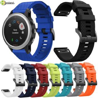 สายนาฬิกาข้อมือซิลิโคน 26 22 20 มมสําหรับ garmin fenix 5 x fenix 5s 3 hr