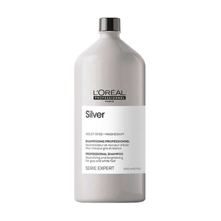 Loreal Serie Expert Magnesium Silver Shampooing 1500 ml. แชมพูลอรีอัล สำหรับผมโทนสีเทาสีหม่น ถนอมเส้นผมรักษาสีผม
