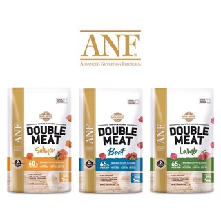 ANF DOUBLE MEAT 1.4กก อาหารสุนัข สำหรับสุนัขทุกสายพันธุ์ทุกช่วงวัย (Dog food อาหารหมา อาหารสุนัข)