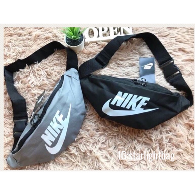 NIKE HERITAGE WAIST BAG กระเป๋าคาดอก ของแท้ งาน outlet unisex