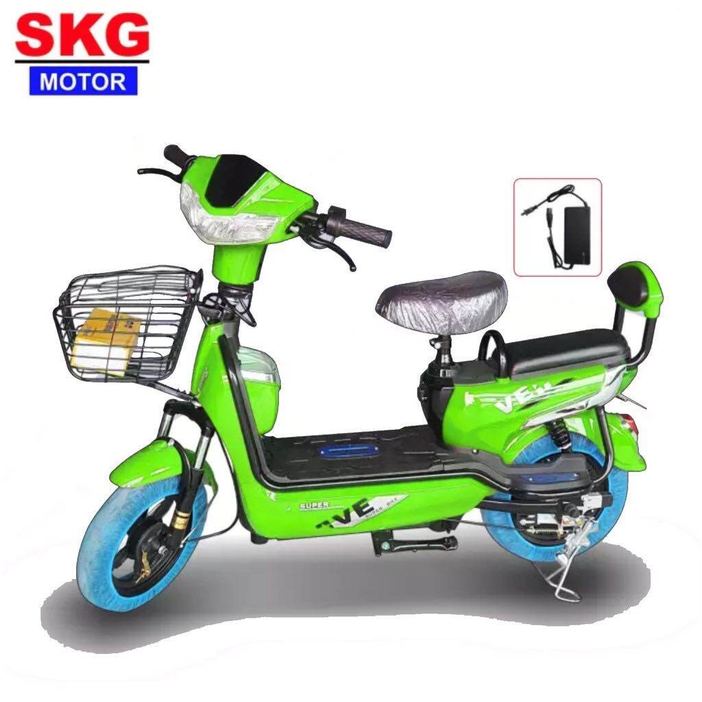 SKG จักรยานไฟฟ้า electric bike ล้อ14นิ้ว รุ่น SK-48v222 รับประกัน มอเตอร์ 1ปี และแบตเตอรี่ 6 เดือน (ผ่อนชำระได้)