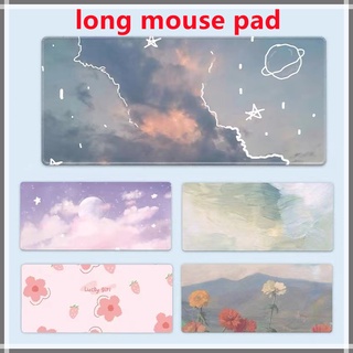 Extended PC Gaming Mouse pad Large Desk Mat Large(57*33CM) small fresh waterproof mouse pad