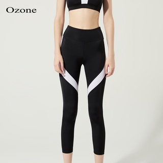 OZONE LEGGING กางเกงขายาว เลกกิ้ง สำหรับออกกำลังกาย สีดำ รุ่น WP5003 เสื้อกีฬาหญิง