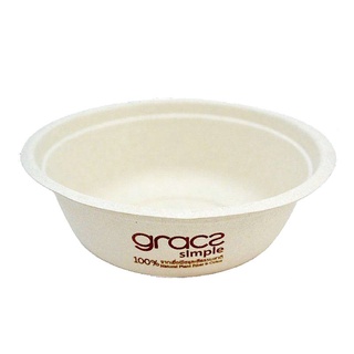 เกรซ ซิมเปิล ชามกระดาษ รุ่น L001 ขนาด 500 มล. x 50 ใบ101220Gracz Simple Biodegradable Bowl 500 ml x 50 pcs