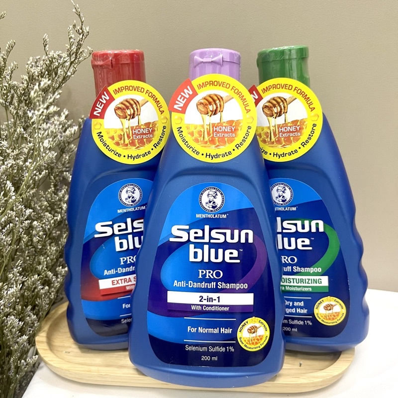 Selsun Blue shampoo แชมพูขจัดรังแค200ml