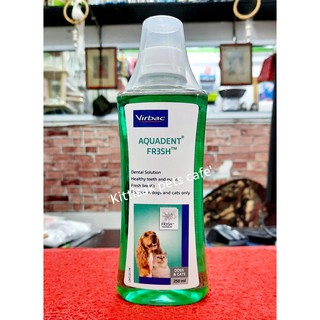 Aquadent Fresh 250ml. น้ำยาดูแลช่องปากสุนัขและแมว ด้วยวิธีการผสมน้ำให้สุนัขและแมวดื่มทุกวัน