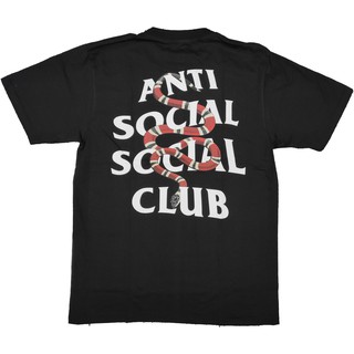 เสื้อยืดโอเวอร์ไซส์⭐ ANTI SOCIAL ⭐ เสื้อยืด คอกลม แขนสั้น แฟชั่น แอนตี้ โซเชี่ยล งูS-3XL