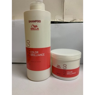 แชมพูเวลล่า ยาสระผมเวลล่า เวลล่า ครีมหมักเวลล่า Wella INVIGO Color Brilliance Shampoo 1000 มล. ยาสระผมสำหรับผมทำสี