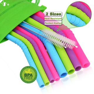 WALFOS หลอดซิลิโคน นำกลับมาใช้ใหม่ได้ ปลอดภัย ฟรีแปรงทำความส…