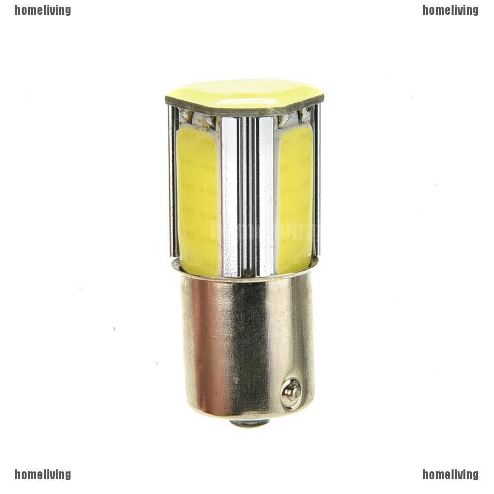 หลอดไฟเลี้ยว LED G18 1156 Ba15s 4 COB 12V สีแดง สําหรับรถยนต์ 2 ชิ้น