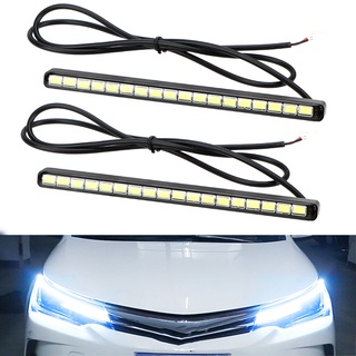 Dc 12V Daytime Running ไฟ Led 18ดวง Drl สําหรับติดตกแต่งรถยนต์