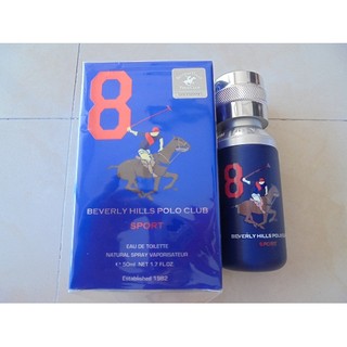 น้ำหอม BEVERLY HILLS POLO CLUB 8 SPORT 50 ML/ 1.7 FL.OZ พร้อมส่ง