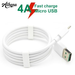 At_ สายชาร์จ Micro USB 4A 1 เมตร สําหรับ OPPO VOOC Android