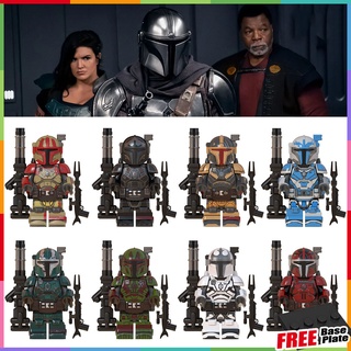 ฟิกเกอร์ The Mandalorian Star Wars Boba Fett Reloaded Mecha Space Soldier Heavy Infantry ขนาดเล็ก