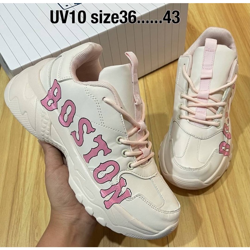 รองเท้าผ้าใบ New MLB Boston กีฬา ผู้หญิงมีของพร้อมส่ง