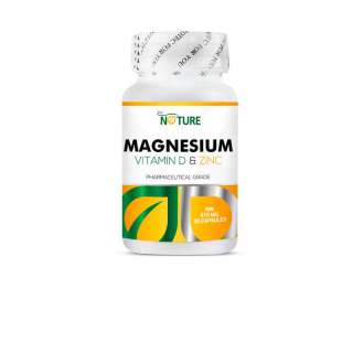 แมกนีเซียม วิตามินดี ซิงค์ Magnesium Vitamin D Zinc x 1 ขวด เดอะเนเจอร์ THE NATURE บรรจุขวดละ 30 แคปซูล