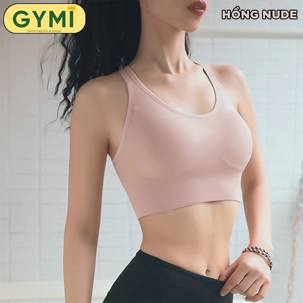 GYMI AL03 บราโยคะสปอร์ตบราทรงครอปมีฟองน้ำ thumbnail 7