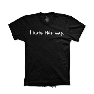 เสื้อยืด พิมพ์ลาย I Hate This Map Video Game Fps สไตล์เรโทร เหมาะกับของขวัญ สําหรับผู้ชาย