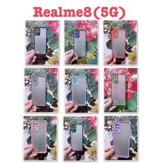 Realme8(5G)✨✨✨พร้อมส่งในประเทศไทย✨✨✨Caseขอบนิ่มหลังขุ่นคุมกล้องกันกระแทกFor Realme 8(5G)