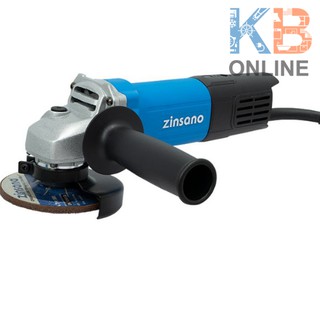 เครื่องเจียร์ 4นิ้ว  1100 วัตต์ AG1101 ZINSANO Angle Grinder 4 1100W AG1101 ZINSANO