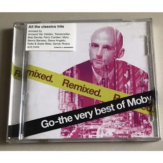 ซีดีเพลง ของแท้ ลิขสิทธิ์ มือ 2 สภาพดี...250 บาท “Moby” อัลบั้ม "Go–The Very Best of Moby:Remixed"