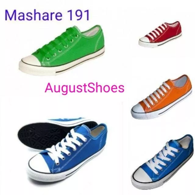 🔥Hot item🔥 ส่งไว!!! ราคาถูกที่สุด!!! ในShopee!!! Mashare รองเท้าผ้าใบมาแชร์ รุ่น 191 ชาย , หญิง ไซส์ : 37 - 43