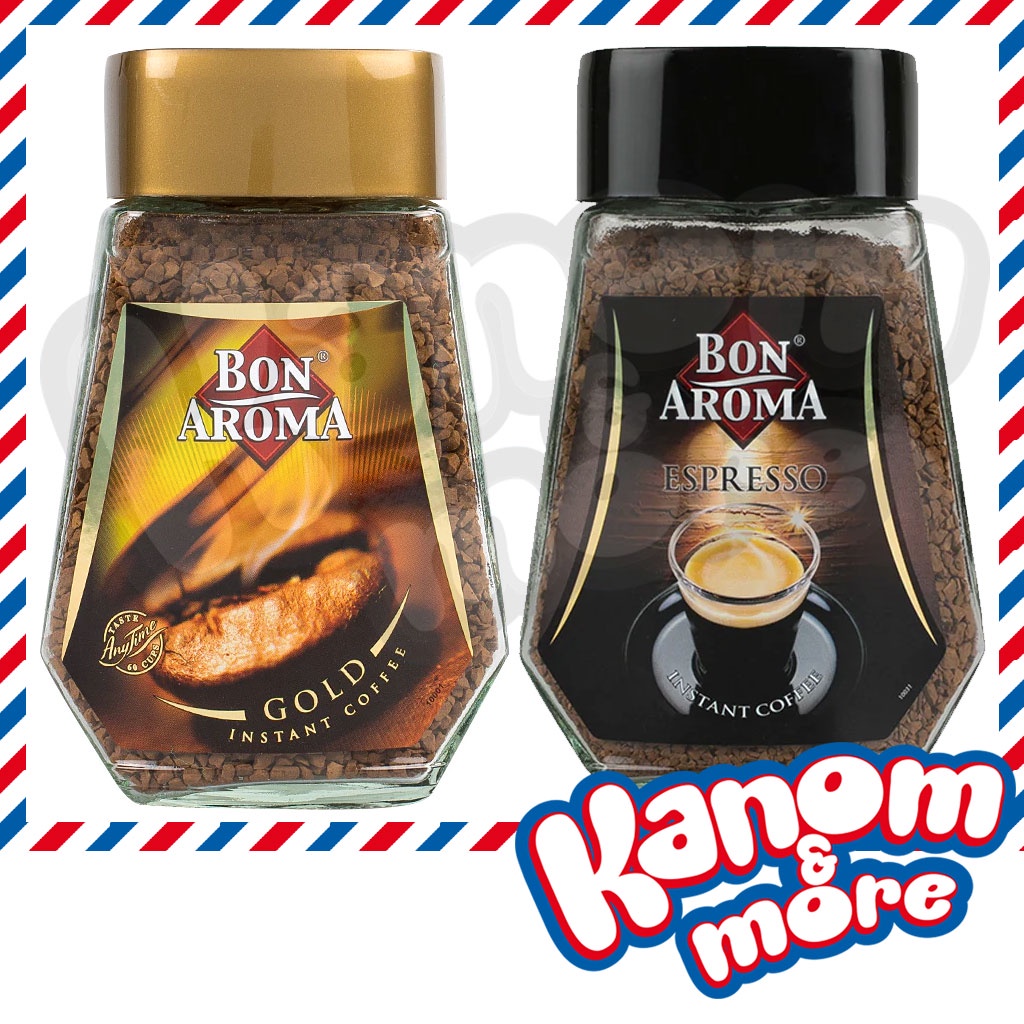 ⭐️[ของใหม่]⭐️บอน อโรม่า กาแฟสำเร็จรูป โกลด์ เอสเปรสโซ่ 100/200 กรัม Bon Aroma Gold Espresso Instant Coffee จากเวียดนาม