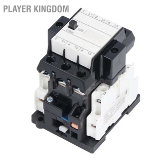 Player Kingdom 2Nc+2No Ac คอนแทคเตอร์ Pa66 รางพลาสติก 220V 50 60Hz 32A