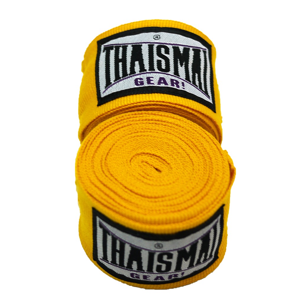 Hand wraps - Yellow / ผ้าพันมือซ้อมมวย สีเหลือง
