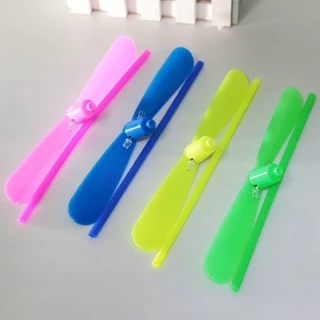แมลงปอไม้ไผ่พลาสติก มีไฟ แมลงปอ ของเล่นบินได้ หลายหลายสี