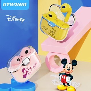 ETRONIK ของแท้ Winnie หูฟังไร้สาย Disney ไร้สายหูฟังบลูทูธหูฟังสำหรับเล่นเกม Mickey Mouse Pink หูฟังไร้สายกันน้ำหูฟังตัดเสียงรบกวนพร้อมไมโครโฟน