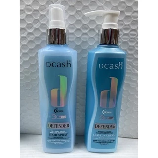 Dcash #ดีแคช ดีเฟนเดอร์ 2ชนิด สเปรย์ หรือ ครีม Defender 3D extra shine keratin ปกป้องเส้นผม