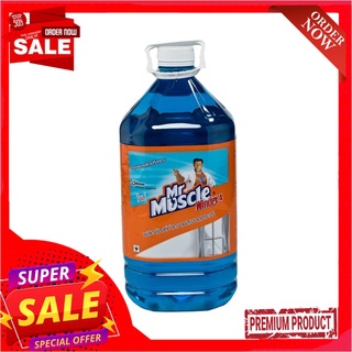 มิสเตอร์มัสเซิล น้ำยาทำความสะอาดกระจก 5 ลิตรMr.Muscle Glass Cleaner Windex 5L