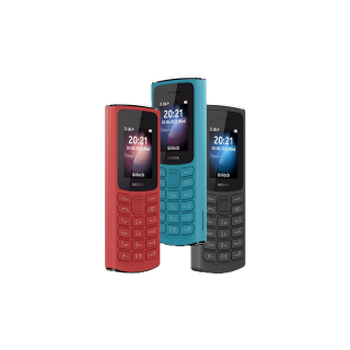 Nokia 105 (4G) 2021 มือถือปุ่มกด 2 ซิม พร้อมวิทยุ FM ( รับประกัน 1ปี )