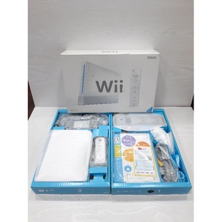 [มือ1] เครื่อง Nintendo Wii เล่นแผ่นแท้ งานกล่อง + Wii Fit + แผ่นเกมแท้ 10 แผ่น งานสวยเน้นสะสม