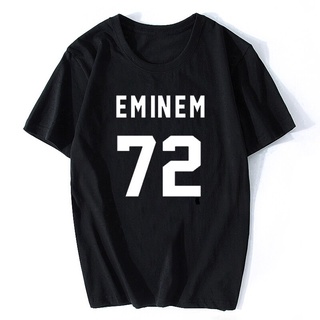 เสื้อยืดลําลอง พิมพ์ลาย EMINEM EMINEM 72 สีขาว สําหรับผู้ชาย