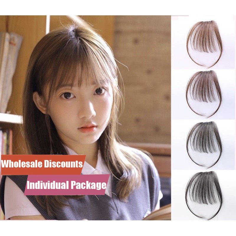 🔥WigBeauty🔥Freshness Beauty Girl's Mini Wig Clip Air Bangs Wig Piece Cute Campus Style Bangs Wig Pie