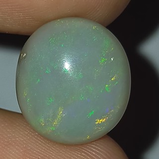 พลอย โอปอล ออสเตรเลีย ธรรมชาติ แท้ ( Natural Solid Opal Australia ) หนัก 6.64 ct.