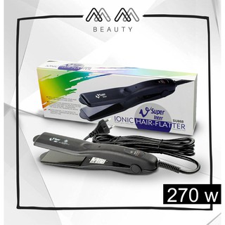 เครื่องหนีบผม ซุปเปอร์วี รุ่น SU-868(ไม่มีฟัน) Super V Inter Hair Straightener SU-868