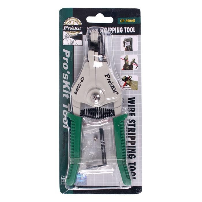 Pro'sKit คีมปอกสายไฟเล็ก Wire Stripping Tool CP-369AE