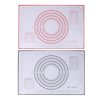 Pcf* แผ่นซิลิโคนนวดแป้งโด 60x40 ซม. 2 สี สําหรับทําเบเกอรี่ ฟองดองท์